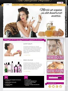 女性奢侈品商城模板图片