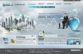 國(guó)外企業(yè)網(wǎng)站經(jīng)典模板