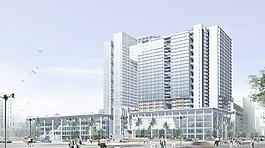 城市商業(yè)廣場(chǎng)廣告效果圖圖片