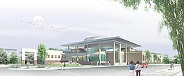 商業(yè)廣場建筑效果圖圖片