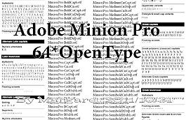 世界最佳英文商業字體之adobe minion pro（64個）圖片