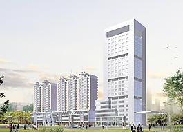 商業住宅樓后期效果圖2圖片
