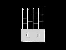 3D玻璃柜子模型設計