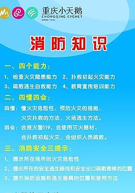消防知識x展架圖片
