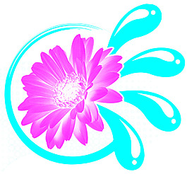 漂亮花兒造型