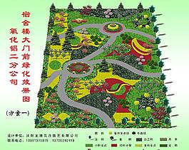 綠化效果圖圖片
