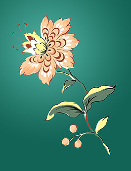 高清晰PSD花紋背景素材