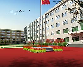 校园绿化图片