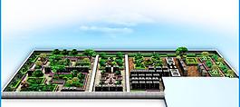 屋頂花園效果圖圖片