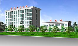 廠區(qū)效果圖圖片
