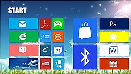 win8風格背景