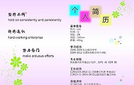 個人簡歷圖片
