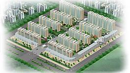 住宅小區(qū)效果圖圖片