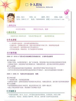 個人簡歷 求職圖片