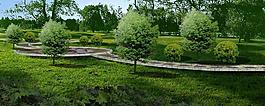 公園景觀設計圖片