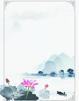 水墨画背景图片