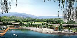 公園景觀效果圖圖片