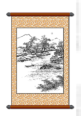 白描風(fēng)景