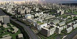 城市外景效果图图片