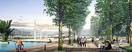 錦繡公園景觀效果圖t3圖片