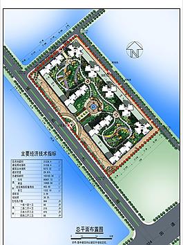 小區(qū)規(guī)劃景觀總平面效果圖圖片