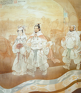 特使西行圖.