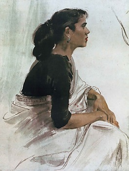印度婦女圖