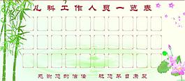 兒科一覽表圖片