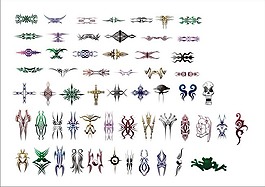 漂亮圖騰矢量素材