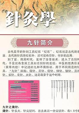 中医文化展板 针灸学图片