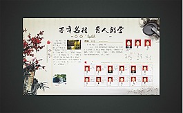 中國風(水墨)展板