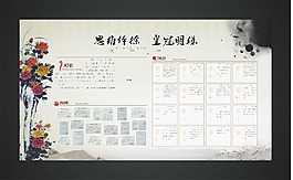 中國風展板