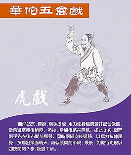 華佗五禽戲 虎戲圖片