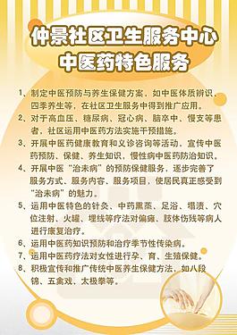 居民社區(qū)服務(wù)中心展板圖片