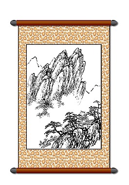 白描風(fēng)景
