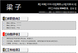 簡單大方求職PPT模版