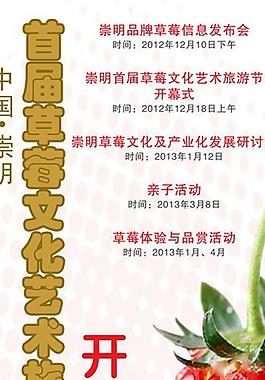 草莓易拉寶圖片