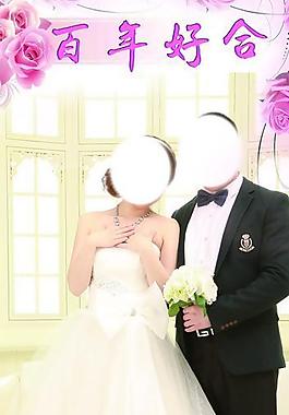 婚紗易拉寶圖片