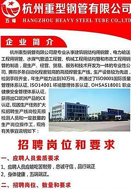 企業(yè) 易拉寶 招聘圖片