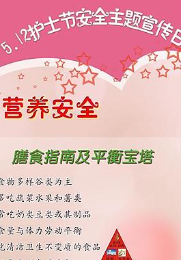 易拉宝 营养安全图片