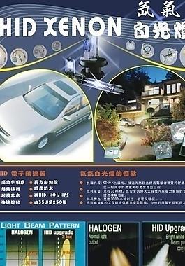 氙氣白光燈 易拉寶圖片