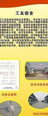 工友宿舍易拉寶圖片