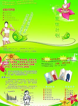 瘦身宣传册图片