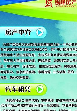 房地產(chǎn)易拉寶圖片