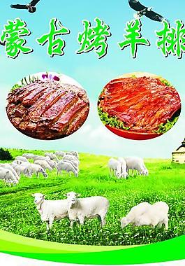 羊排易拉寶圖片