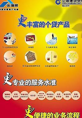 建設(shè)銀行易拉寶展示圖片