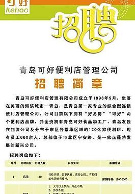连锁百货店招聘易拉宝图片