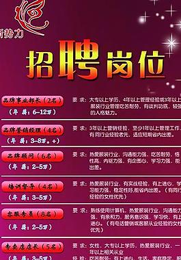 招聘易拉寶展架圖片