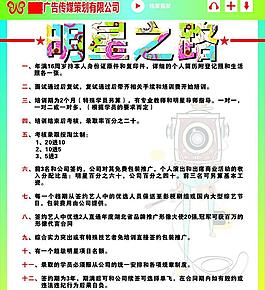 招聘海報流程圖圖片