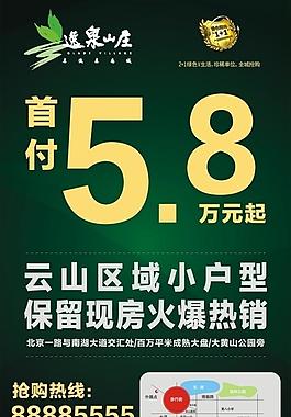 房地產(chǎn)易拉寶設(shè)計(jì)圖片